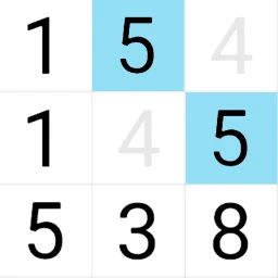Ícone de Match Number - Make pairs